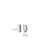 Structure Small Oval Hoops