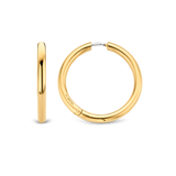 Classic Goudkleurige Oversized Hoops 30mm