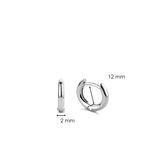 Classic Zilveren Huggies 12mm