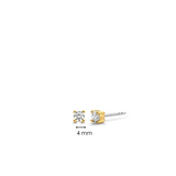 Classic Zirkonia Oorbellen 4mm