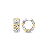 Vintage Zirkonia Schakel Hoops