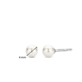 Parel Oorknopjes 4mm