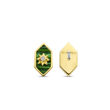 Emerald Sun Oorbellen