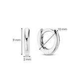 Classic Zilveren Mini Huggies 10mm
