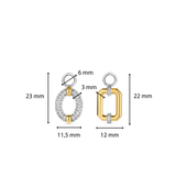 TI SENTO Oorbedels 9260ZY